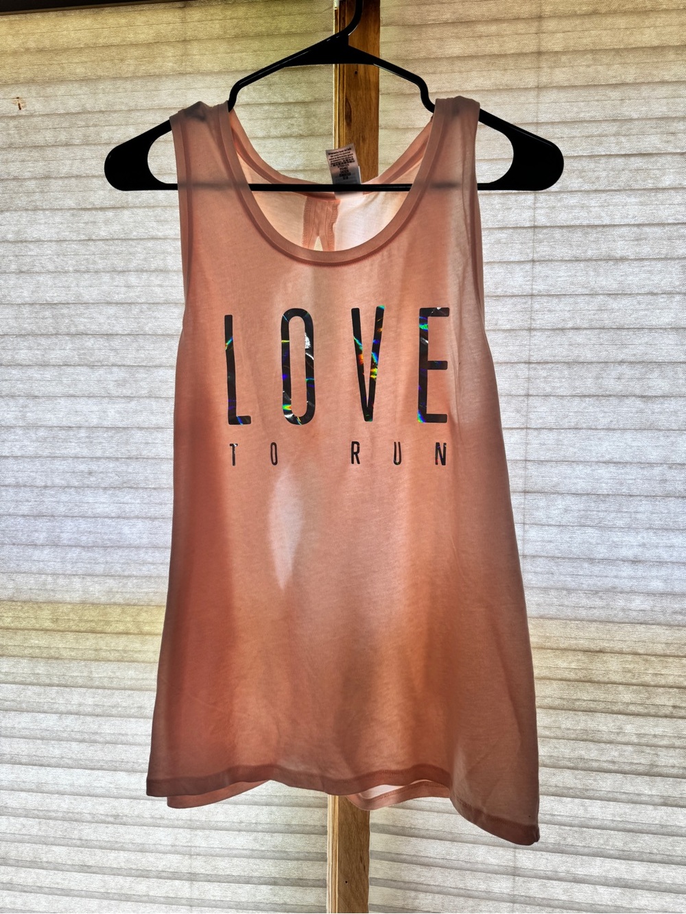 Victoria's Secret Pink 'LOVE TO RUN' Graphic Tank